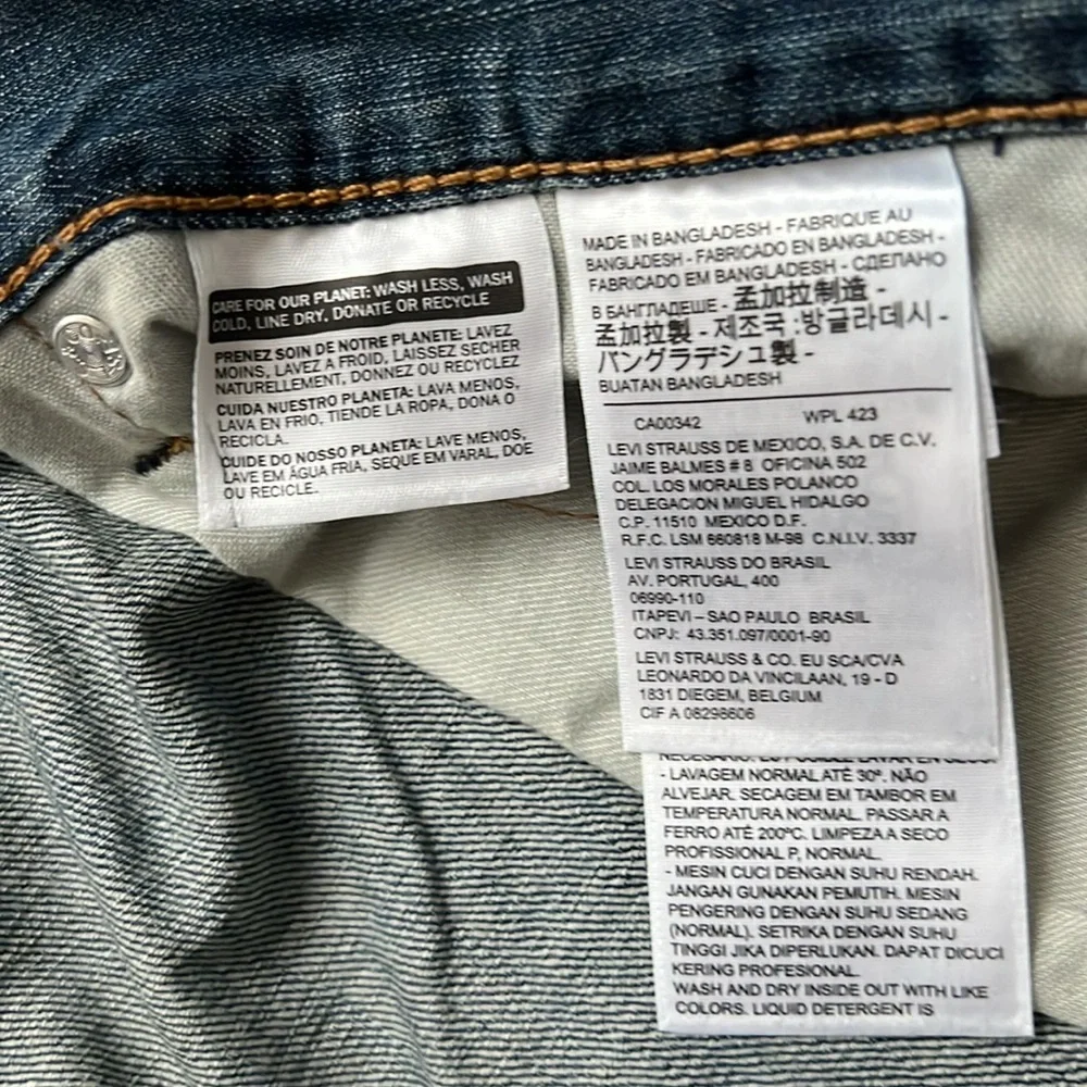 Levi's 505 Straight Leg Blue Jeans NWT - 38x34